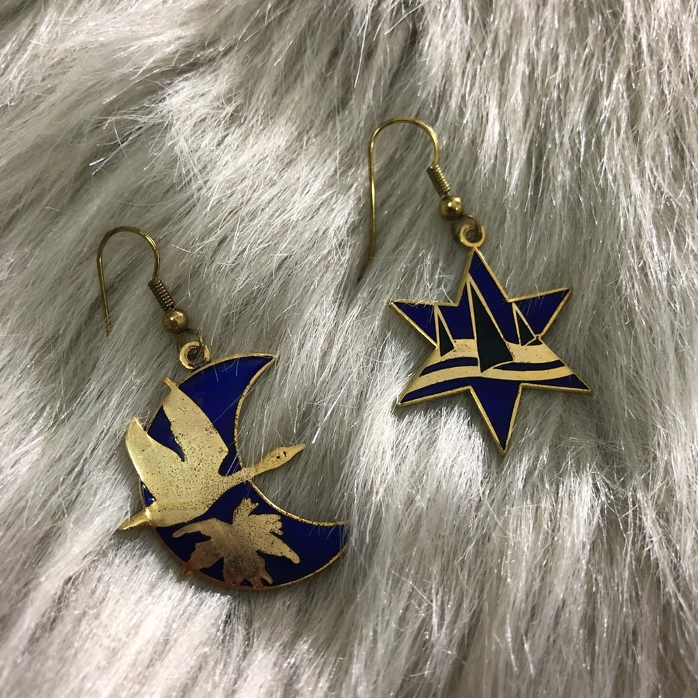 Bird & Sailboats Earrings